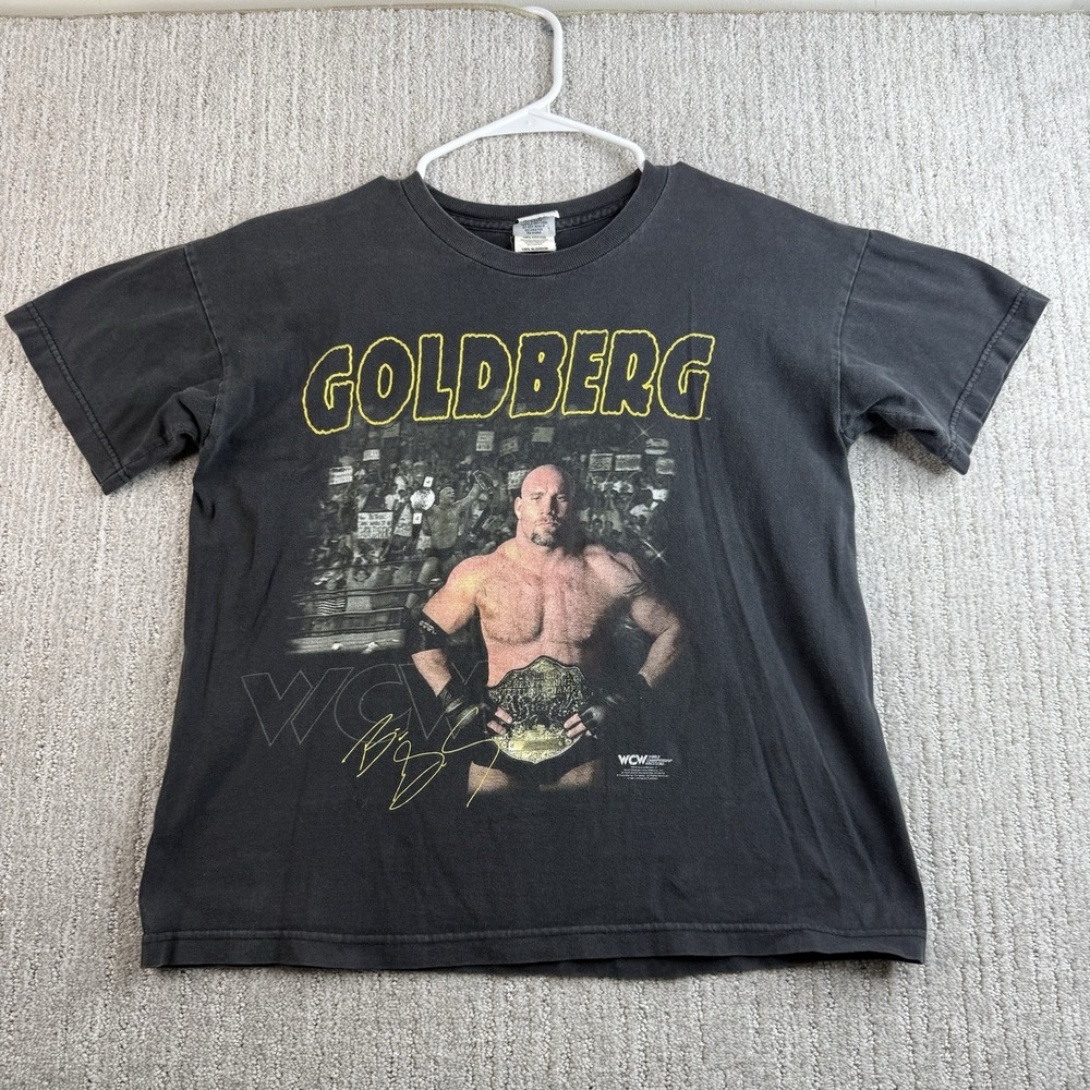 Vintage Bill Goldberg WCW Wrestling T Shirt Youth XL